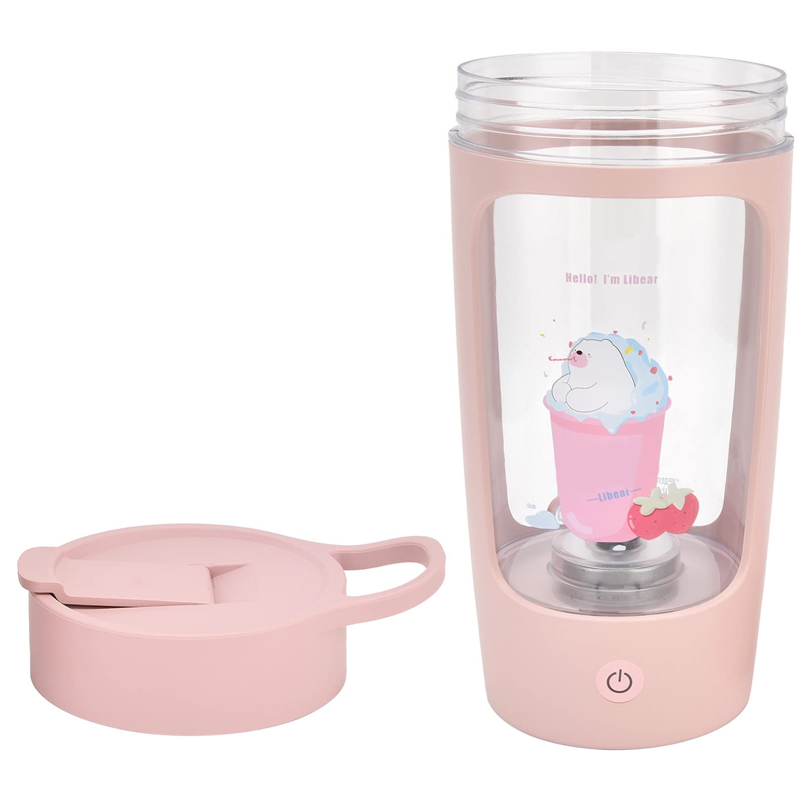 FTVOGUE Coctelera Eléctrica, Vaso Mezclador Portátil Recargable por USB