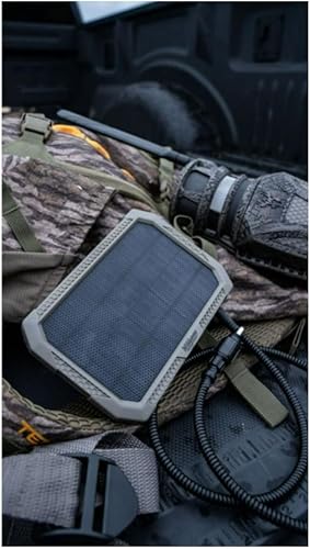Miniatura 5 de Wildgame Innovations Paquete de batería solar Sol-Pak duradera, panel de energía solar de 12 V, batería recargable y cable aislado de 3 pies,
