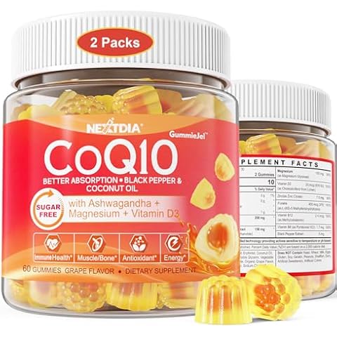 Nextdia CoQ10 Gummies with Ashwagandha Cover