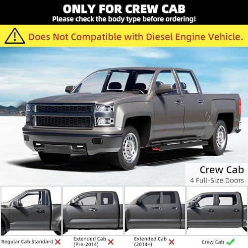 Estribos KYBOLT para Chevy Silverado/GMC Sierra 2007-2019 miniatura 4