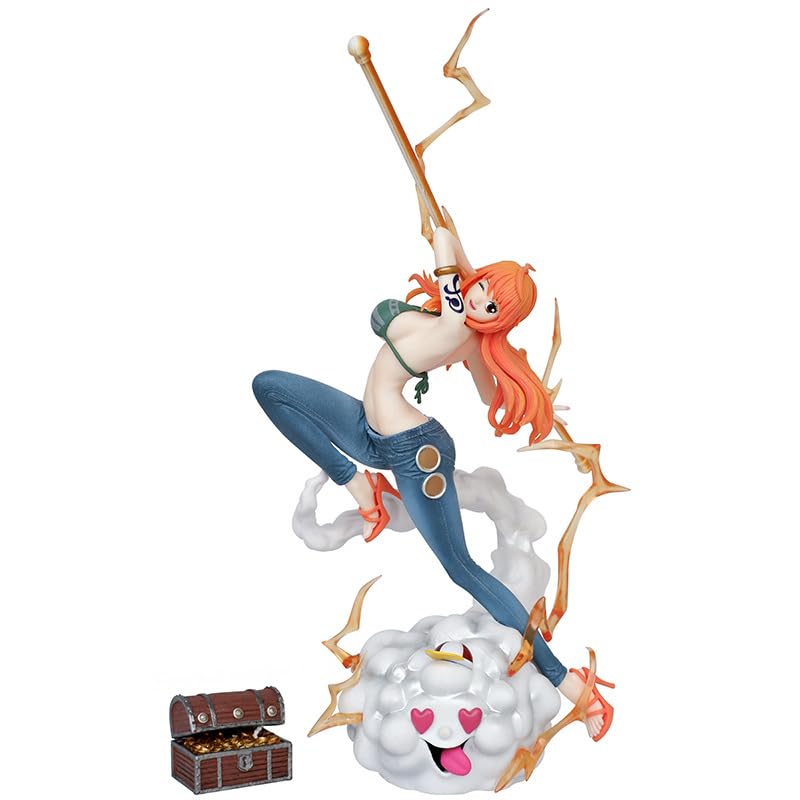 REOZIGN Nami Figures, Clima-Tact Nami Action Figure Statue 32cm