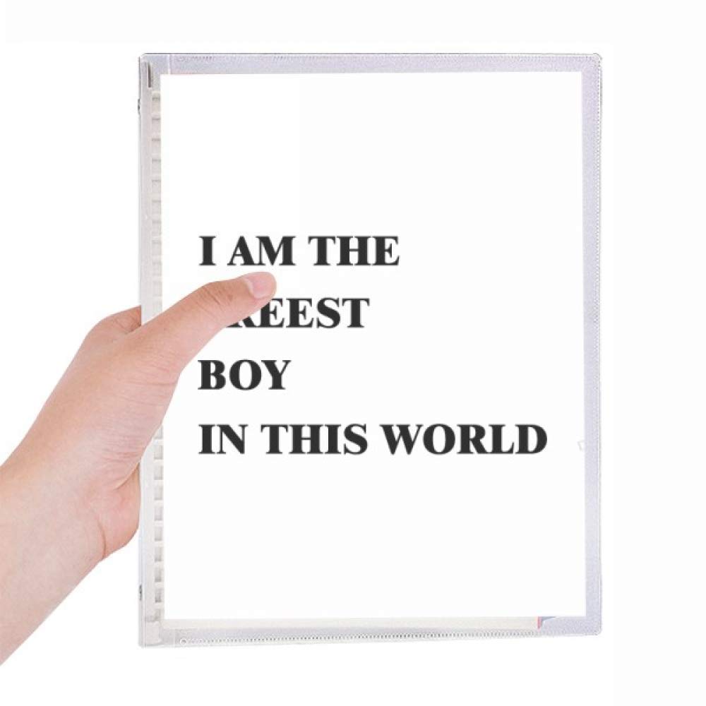 Carnet à spirale rechargeable I Am The Freest Boy - Journal intime A5 - 5