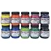 Jacquard Dye-Na-Flow Specialty Paint Set, 2.25 Ounces, Assorted Colors, Set of 10