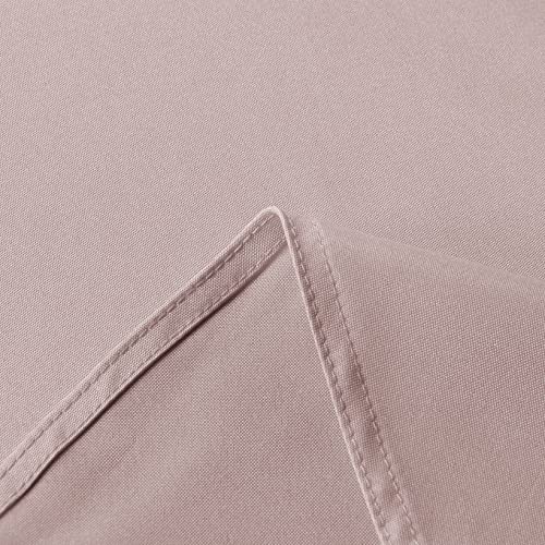 Image of sancua Rectangle Tablecloth - 70 x 90 Inch - Stain and Wrinkle Resistant Washable Polyester Table Cloth, Decorative Fabric Table Cover for Dining Tables, Buffet Parties and Camping, Blush