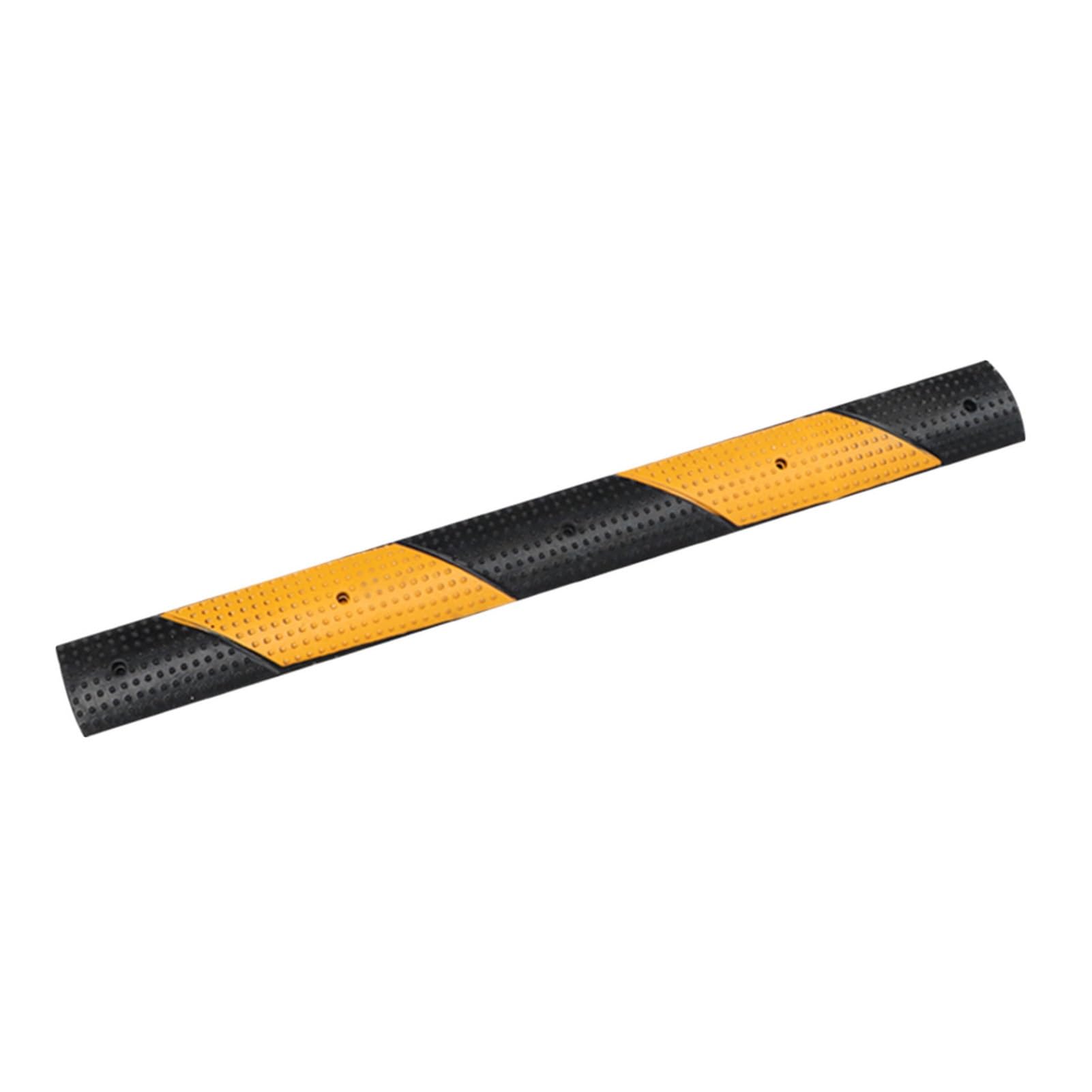 TYYCKJ Speed Bump, 1 Meter Rubber Road Hump, Non-Slip Deceleration Ramp for Hotels, Arenas, Shopping Malls
