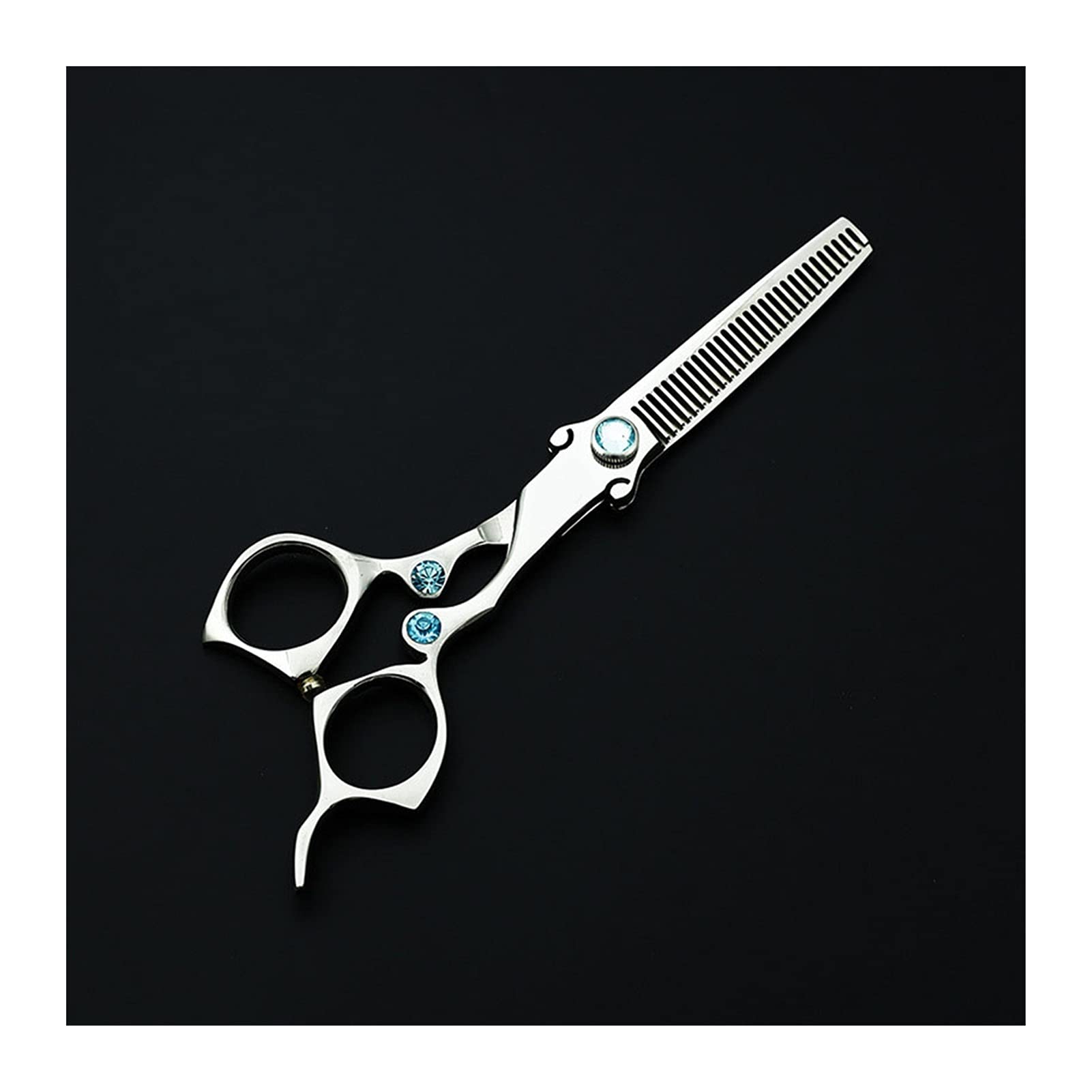 Forbici per Capelli Lisce in Acciaio Inossidabile, Strumento per Lo Styling, Forbici Professionali per Parrucchieri E Barbieri（Thinning Scissors）