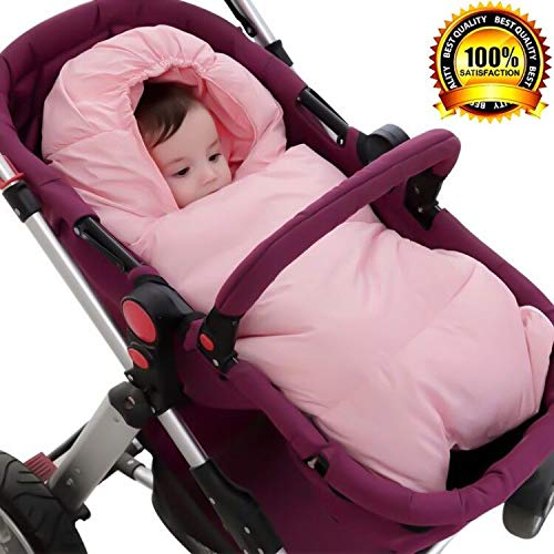 ASEOK Sacco a pelo baby Cocoon Style Anti-Kick Cotton Sacco di sonno caldo, Universal 3 in 1 Passeggino Annex Mat Sacco coprigambe Passeggino Impermeabile antivento A prova di freddo