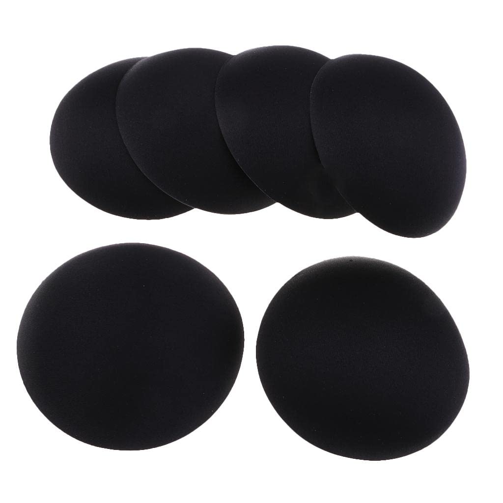 ujeavette 3 Pairs Bikini Inserts Bra Pad Women Swimsuit Padding Inserts Sponge Black-picture-42