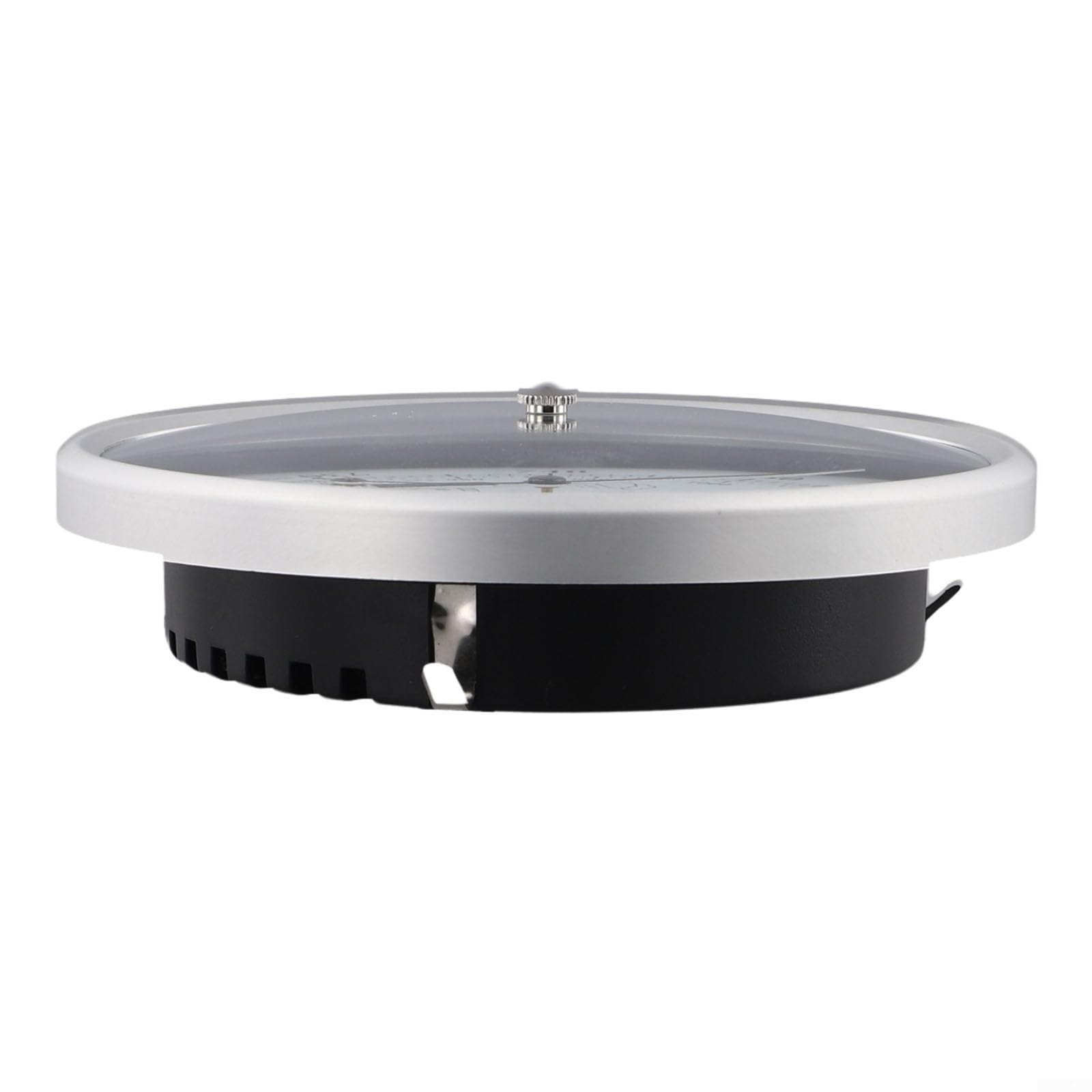 Termometr 130 mm, higrometr wewnątrz/na zewnątrz, termometr 3 w 1, do temperatury, wilgotności i ciśnienia atmosferycznego, materiał aluminiowy (4 szt.)