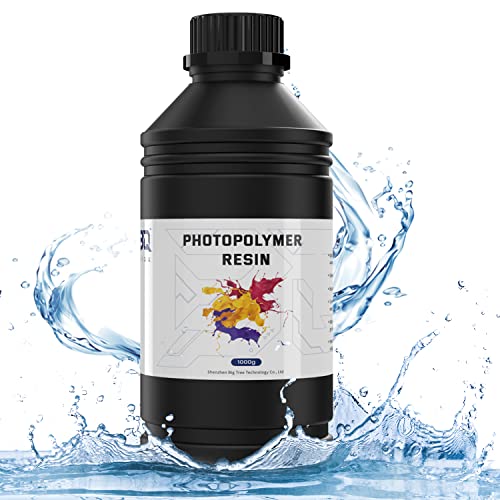 BIQU Water Washable 3D Printer Resin, 405nm UV Cured 3D Printing Resin...
