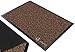 Produktbild VOUNOT Fußmatte für Haustür Innen und Außen, Schmutzfangmatte Waschbar, Türmatte rutschfest, Braun-Schwarz, 40x60cm