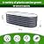 Nossta Raised Garden Bed Kit,Metal Planter Boxes Outdoor for Vegetables, Oval Large Bottomless Planter Raised Beds Kit with Safety Edging for Gardening Herb Fruits and Flowers