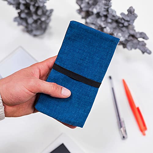 Tabakshouder voor sigarettenpapier en filter, waterafstotend, met de hand genaaid, tabakstas voor dames en heren… - Image 6