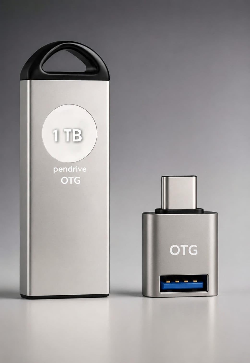 1TB Portable USB Flash Drive with OTG Adapter - High-Speed Data Storage & Transfer for Smartphones, Tablets, and Laptops - Sleek Metallic Design-image-20