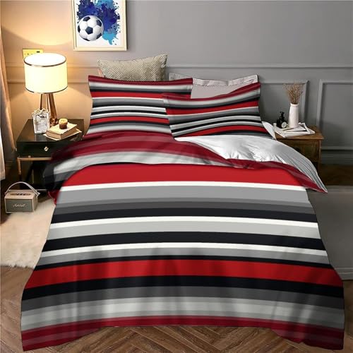 Housse de couette imprimé 3D de qualité parure microfibre 135x200 - 6