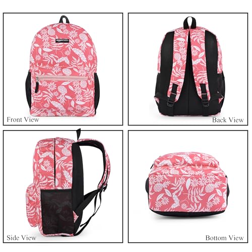 Image of amazon basics Durable Lightweight 2 Compartment 15 L Backpack (Multicolour Print) | Comfortable & Stylish Design | Organized Storage with Multiple Compartments | Ideal for School, College & Travel