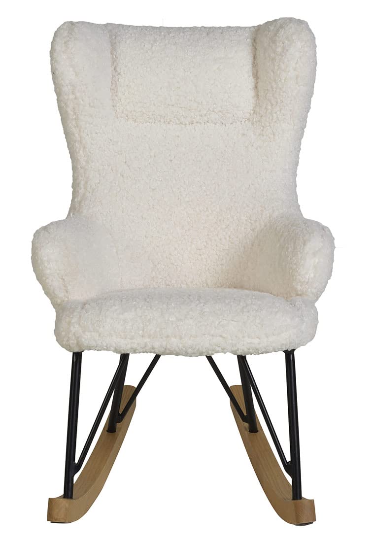 Fauteuil Rocking Chair Enfant Blanc cassé Quax