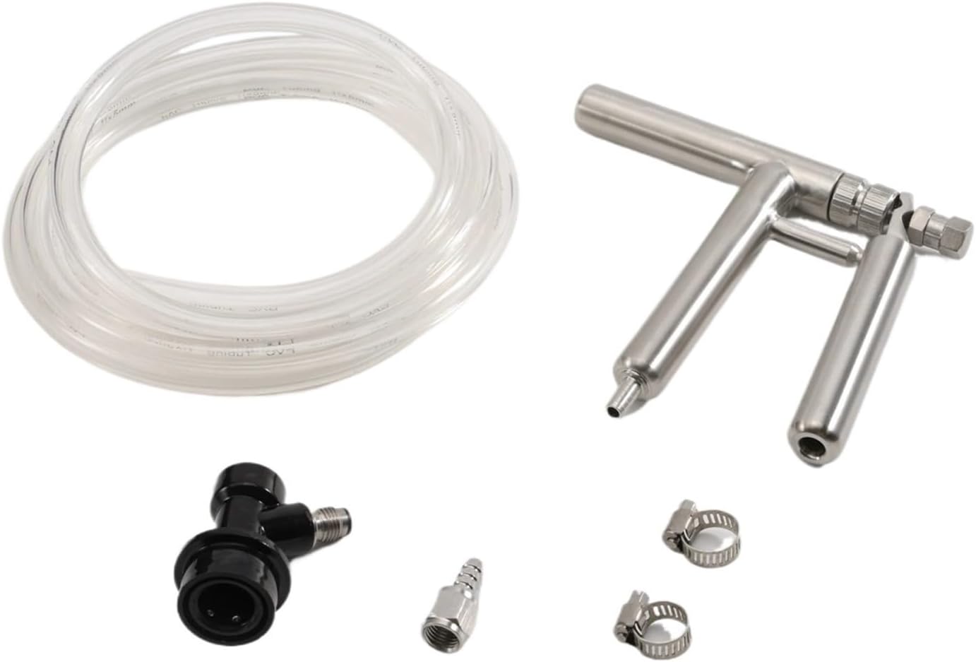 Beverage Gun Draft Beer Spring Loaded Snap-handle Tap Full Stainless Steel Compact Durable Hand Held Beer Tap(Pluto Beer Gun)