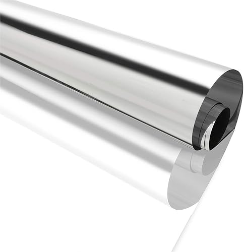 Espejo unidireccional reflectante para ventana, película de privacidad con aislamiento térmico, anti UV, para tintado de ventana, vidrio de vinilo,