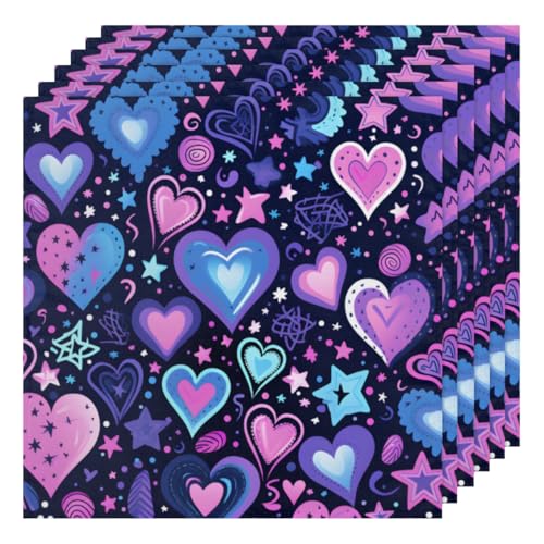 Servilletas de Tela Multicolor Set x6 50.5x50.5 cm miniatura 1