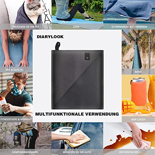DiaryLook Microfaser Badetuch Groß XX-L XXX-L Microfaser Handtücher Schnelltrocknend,Sport Handtücher Reisehandtuch Gym Outdoor Camping Fitness Handtuch - Image 6