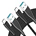 Price comparison product image USB C Charger Cable 2M+2M for Samsung A51 A41 A53 S20 S21 S22 Plus Ultra Fe A71 5G A03S A40 A50 M11 M23 A70 Galaxy S10 S10E A8 2018,Xiaomi Redmi Note 9 Mi 10 11 10T Lite Pro,Fast Charge Charging Lead