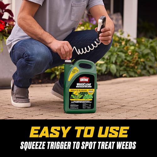 Image of Ortho WeedClear Weed Killer for Lawns, Ready to Use, 1 gal. | Lawn Weed Killer Spray, Won't Harm Grass When Used as Directed, Kills over 250 Listed Weeds Including Dandelion and Clover