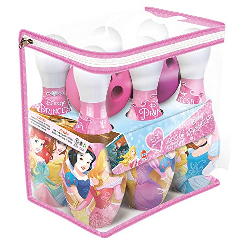 Jogo de Boliche Princesas Lider Brinquedos Rosa