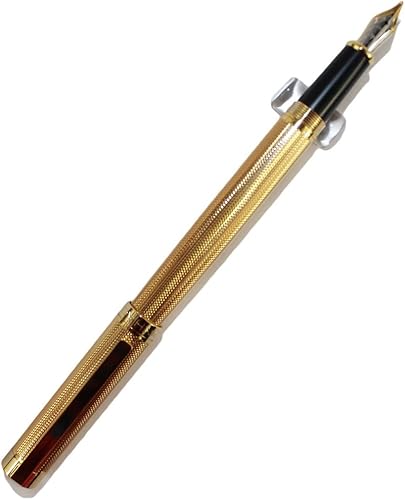 Miniatura 3 de Gullor Pluma estilográfica Jinhao 155 de estilo simple más noble negro con clip plateado