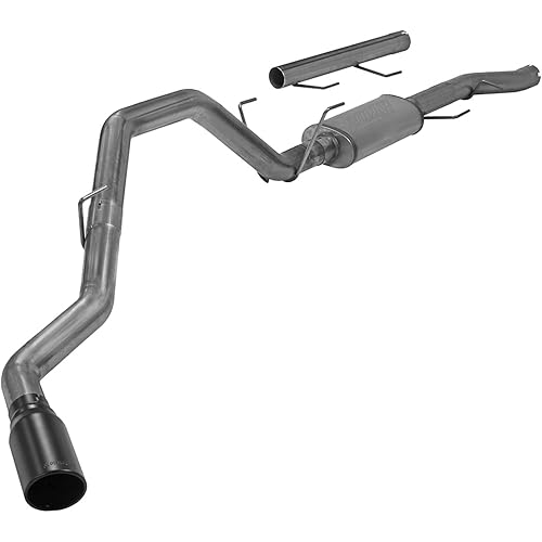 Flowmaster 717930 FlowFX Cat-Back Exhaust Kit Single Side Exit 3.5 Inch 409 Stainless Steel 5 Inch Black Ceramic Coated 304 Stainless Steel Tip Compatible with 2014-2024 RAM 2500 3500 6.4L 2/4WD