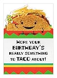 Heartline by Hallmark Funny Happy Birthday Card (Taco About)