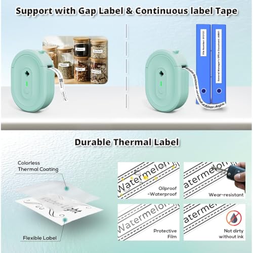 Mini imprimante machine portable avec impression continue pour étiquettes multiplateformes