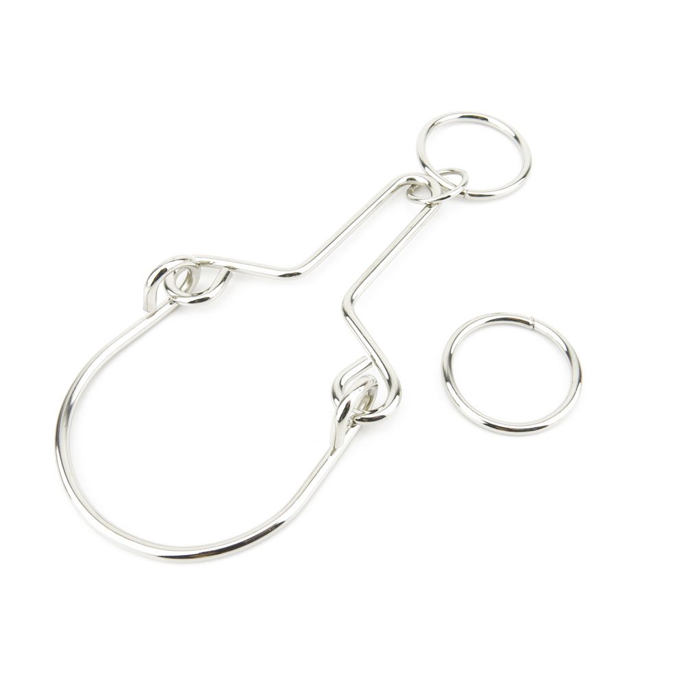 Disentanglement Puzzles Educational Toys WT307 Big Table Tennis Racket Metal Ring Game Brainteaser Wisdom Challenge Intellectual Training Creative Thinking IQ Magic