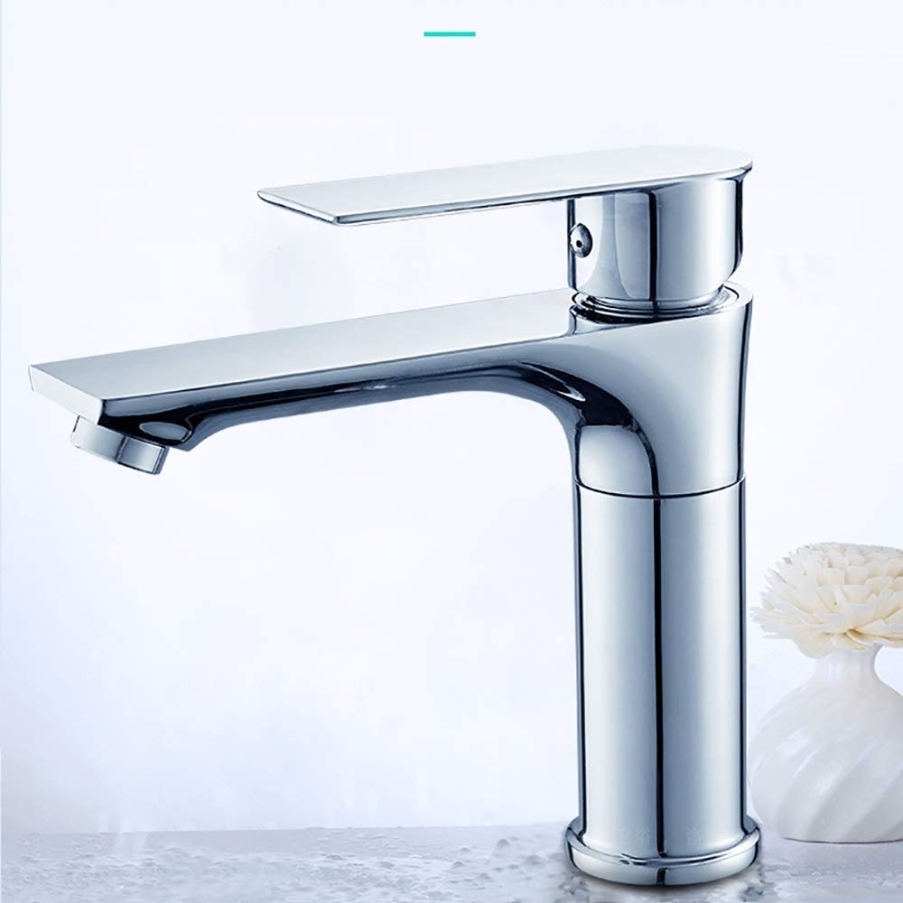 Fregadero de agua mezclada en cobre con grifo elevable para baños modernos 6
