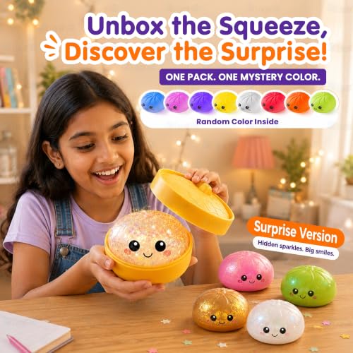Kidology Dumpling Squishy Toy, Random Colour Pack of 1 - Image 3