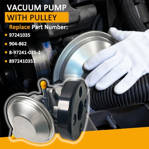 Bomba de vacío 904-862 compatible con Isuzu NPR y NPR-HD (1995-2020), reemplazo directo para motores L96, LQ4, LY6, L31 y L05 miniatura 3