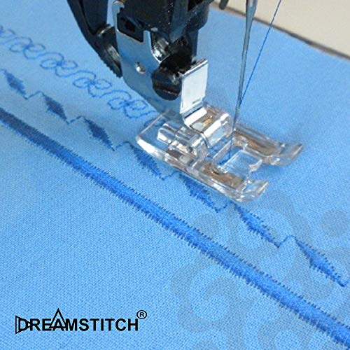 Pie para máquina de coser DREAMSTITCH Satin Stitch transparente miniatura 3