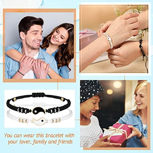 Yaomiao Pulseras Trenzadas Yin Yang para Parejas 51I68vQAIFL. AC SR38. SL1000