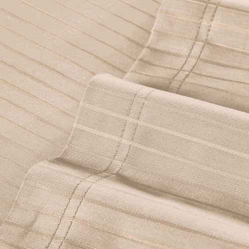 Image of myTrident Bedsheet for Double Bed King Size | 108 inch x 108 inch | Irish Cream