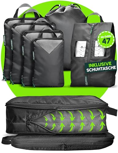 Borsa per scarpe inclusa – Inoltre: una pratica e spaziosa borsa per scarpe fino alla taglia 47. Per il bagaglio a mano e perfetto per il tuo prossimo viaggio in aereo!