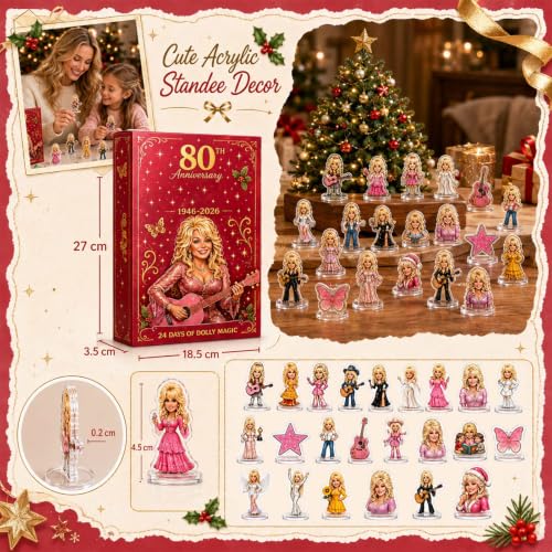 Dolly Advent Calendar 2026,Christmas Countdown Advent Calendar A - image 2