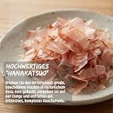 Umami Katsuobushi Bonitoflocken 40g - Authentisches Hanakatsuo - Nachhaltiger Fischfang, Langsam Getrocknet - Ideal für Dashi-Brühe, Takoyaki & Okonomiyaki