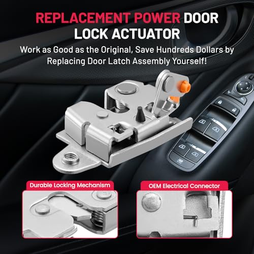 Image of SYERAL Door Latch Lock Actuator RL Rear Left Driver Side Latch Motor Compatible with Toyota Tacoma 2005-2015 Replaces 6579004040