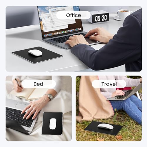 HONKID Aluminum Hard Metal Mouse Pad