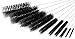 yueton10pcs Nylon Tube Pipe Nozzle Brush Set with Wire Loop Handle