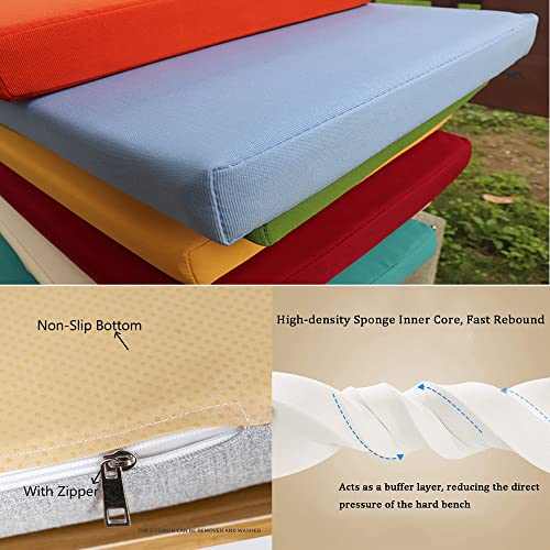Banc imperméable haut de gamme 120cm vert pour mobilier de standing - 6
