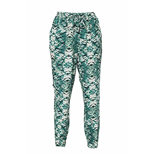 Image of VERO MODA Printed Viscose Regular Womens Casual Wear Pants (S22VM10272601-P)