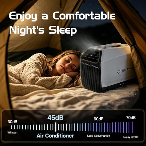 Countrymod Portable Air Conditioner Camping 5000BTU Fast Cooling Portable Ac Unit 110V AC Tent Air Conditioner with Remote Control Portable Ac for Camping, Tent, RV, Boat and Fishing by countrymod - Image 4