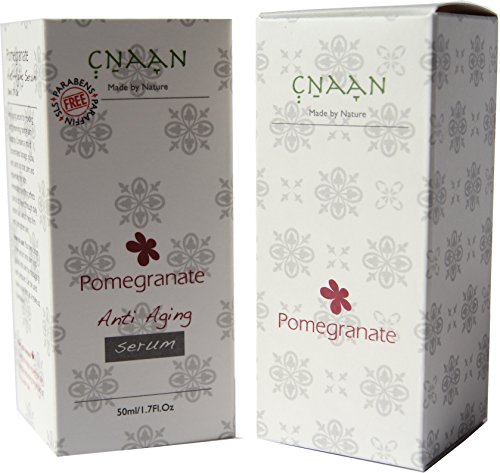 Pomegranate & Organic Jojoba Anti Aging face Serum - firming Natural face serum - Reduces Appearance of Fine Lines & Wrinkles - Smooth, Light for dry skin, mature skin
