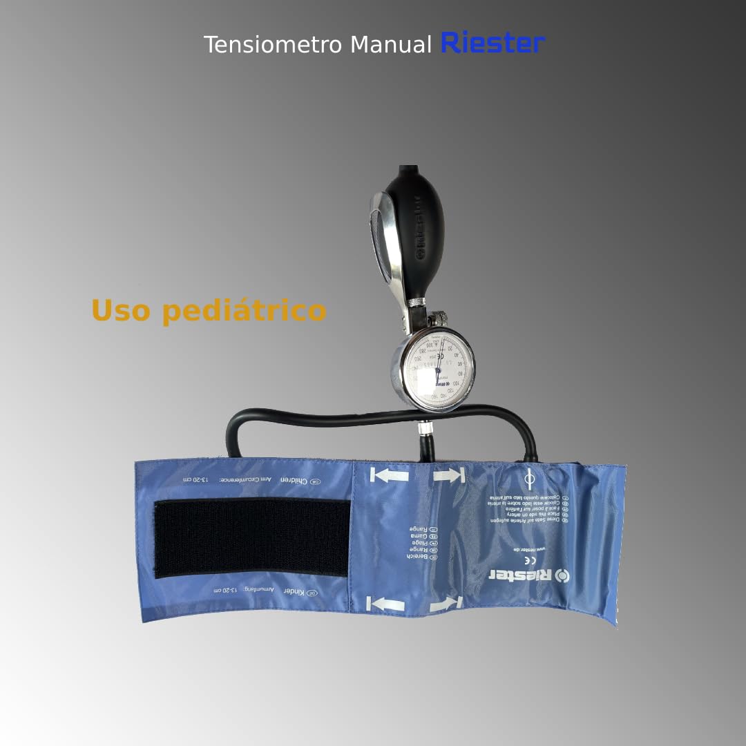 Riester 1312 minimus II Tensiómetro Negro Brazalete Velcro Adultos